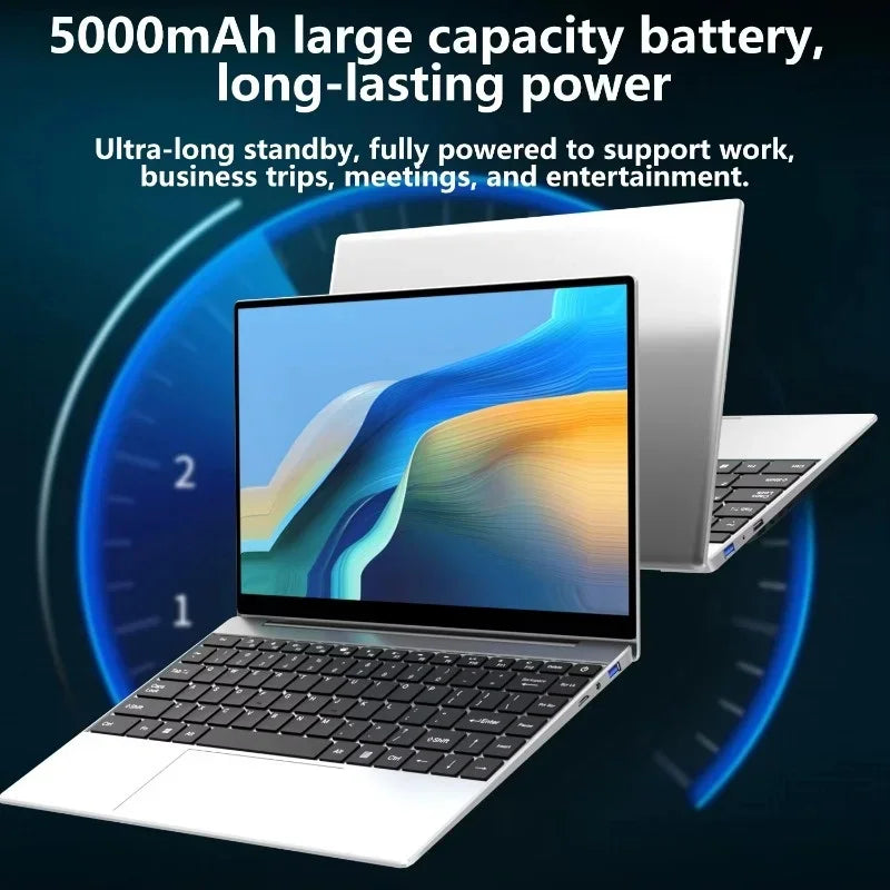 High Speed Response 14.1 Inch Thin Laptop Intel I9-10980HK 32GB BIG RAM 2TB SSD Win11 Preloaded Multitask Office Gaming Notebook