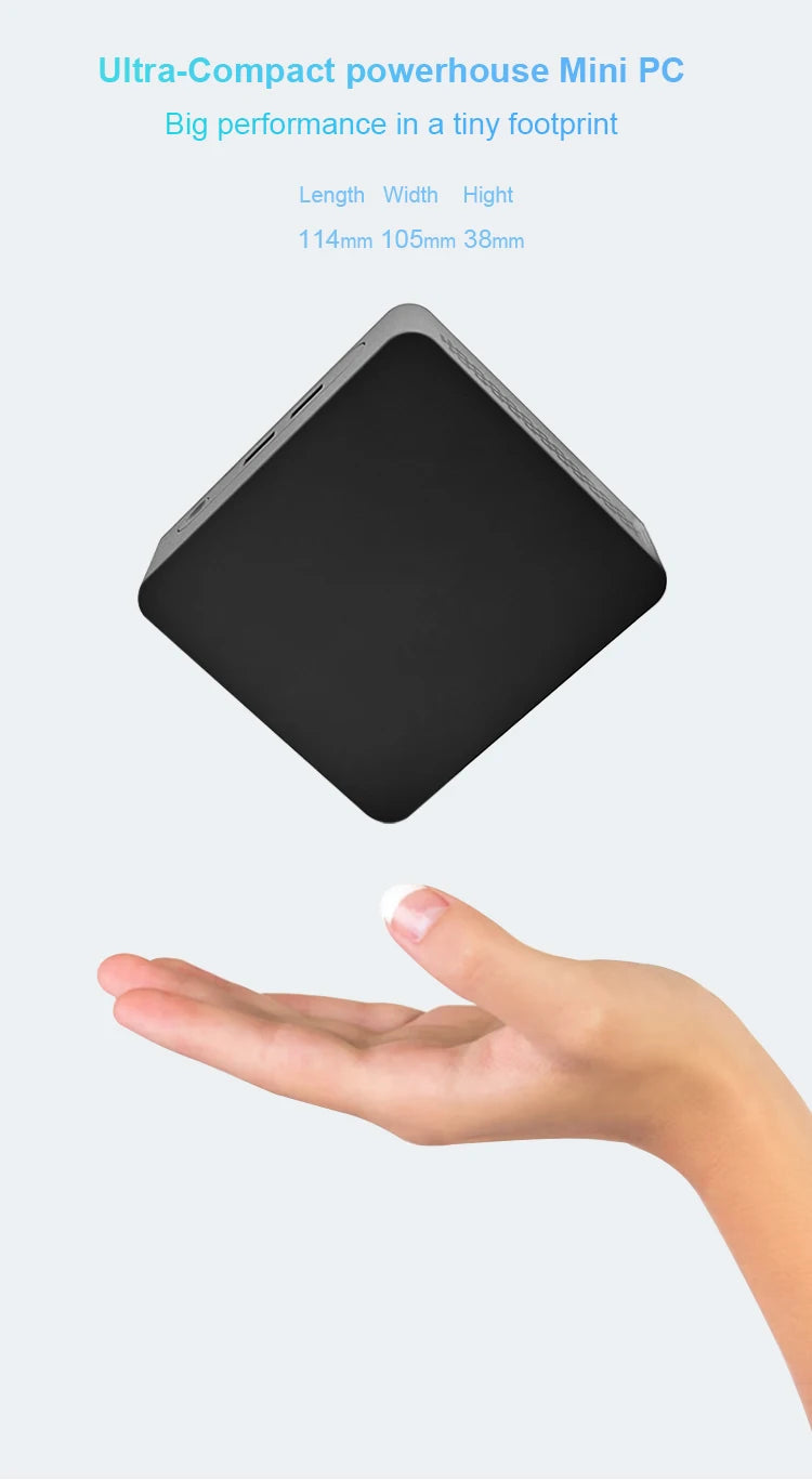 ZSUS i5 i7 Mini PC Intel Celeron Desktop Gaming Computer 8GB 16GB 128GB 256GB DDR4 USB3.0