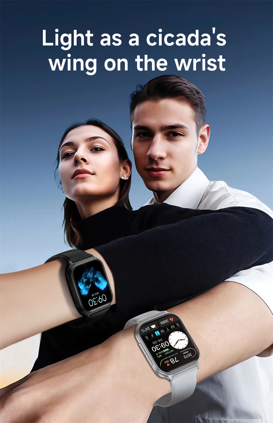 2026 New Smartwatches Men Women Professional Sports Fitness IP68 Waterproof Built-in 24H Heart Rate Bluetooth Call Smart Watch