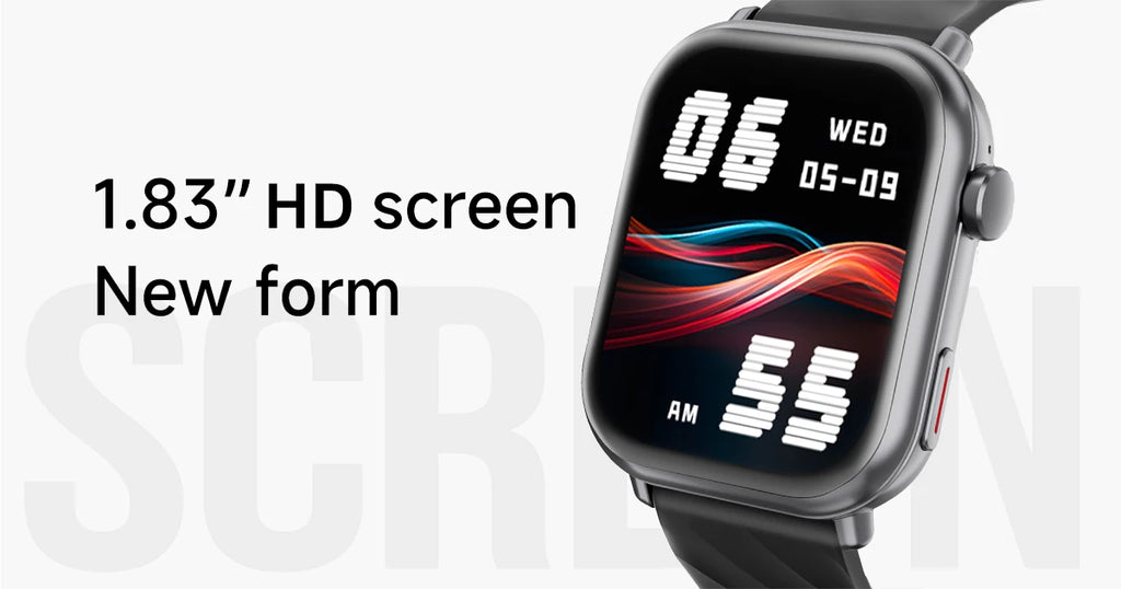 New Smartwatch 2026 1.83''HD Screen AMOLED 1000mAh Large Battery Outdoor Sports Watches IP68 Waterproof for Men Women Gifts