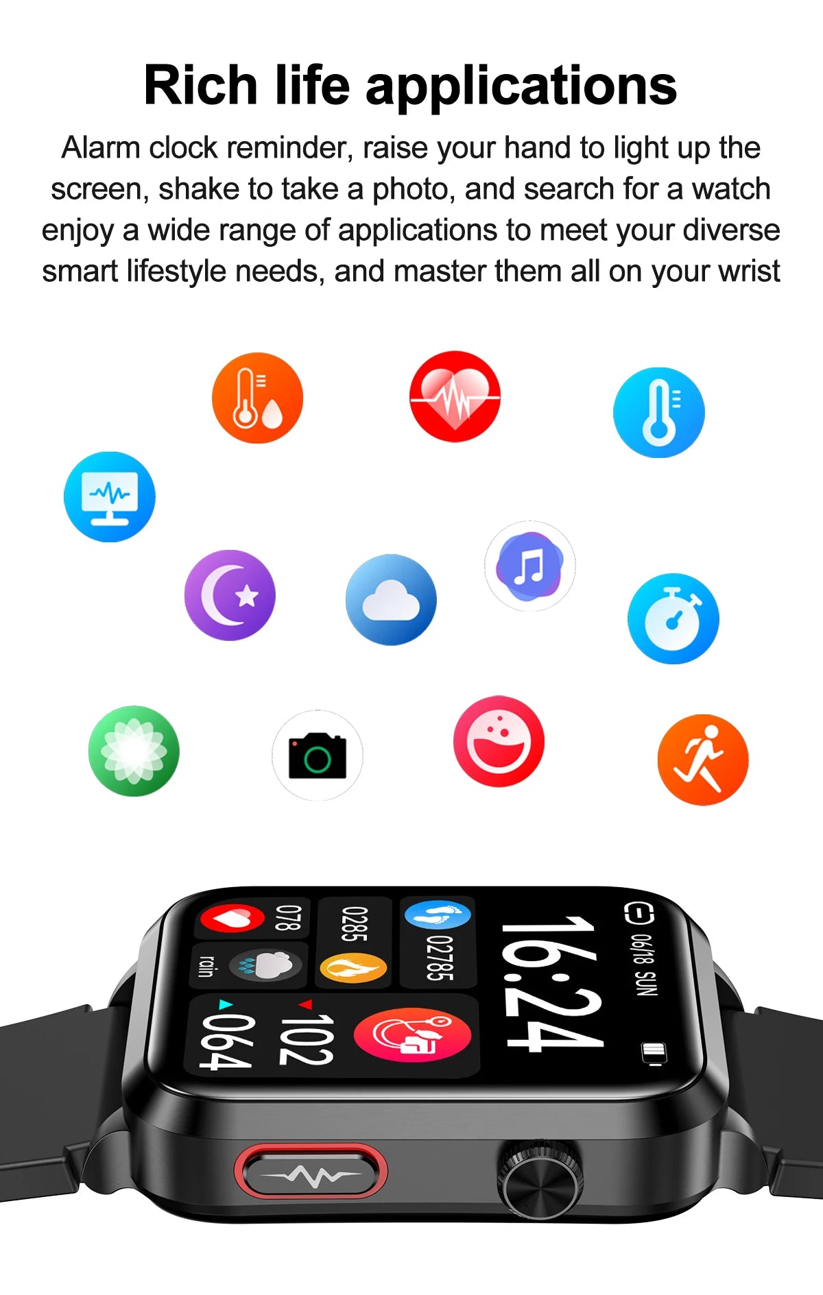2026 New Smart Watch air Pump ECG True Accurately Blood Pressure Airbag health watch Uric Acid Blood Lipids watch men waterproof