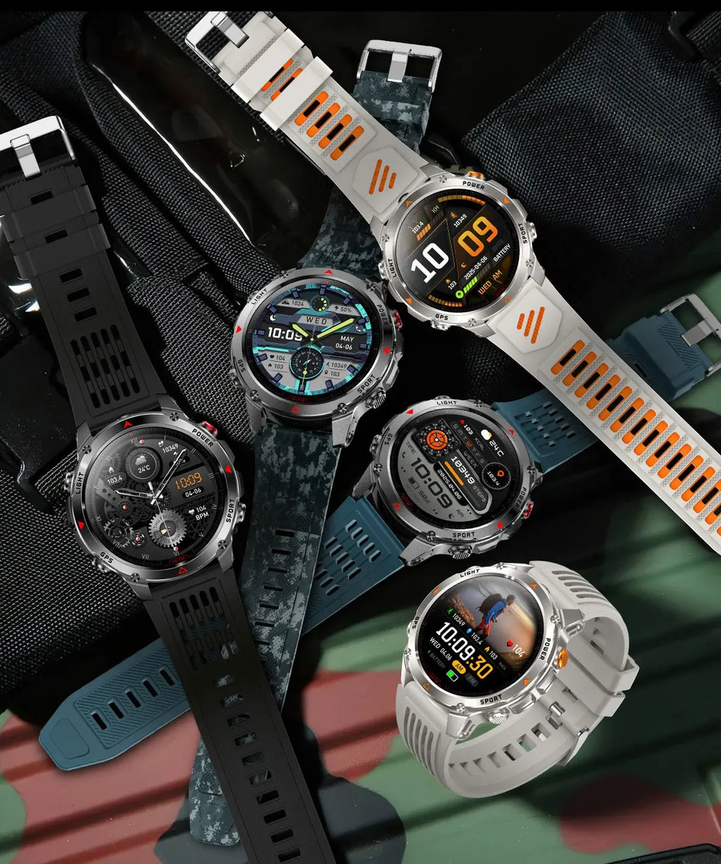 Smart Watch IP68 Waterproof Alarm Clock Reminder Music Control Breathing Training Exercise Mode Health Monitoring Smart Watch