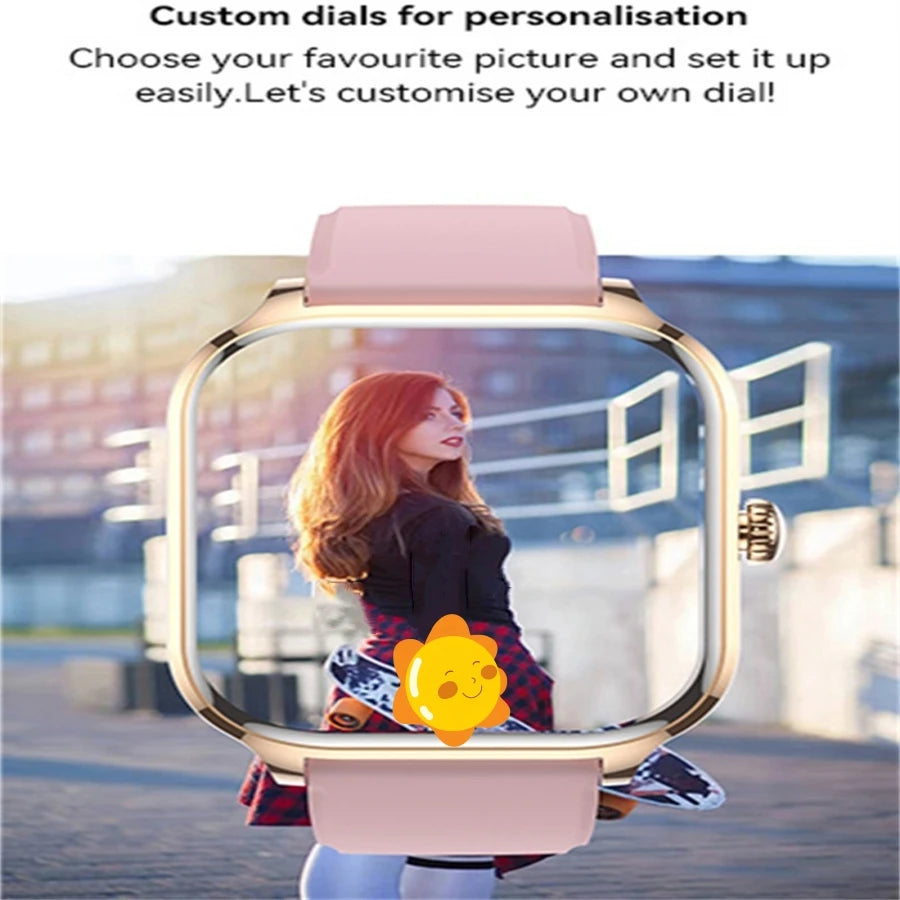 Smart Watch 2026 Men Women Full Touch Screen Sport Fitness Smartwatch Bluetooth For Android IOS Passometer Information Display