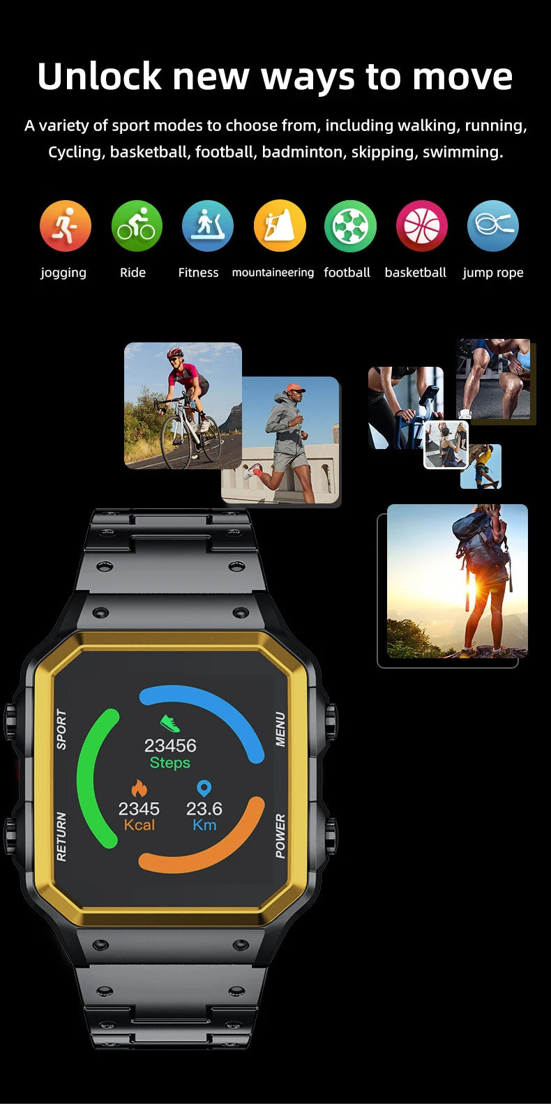 Aiweile AW38 Smart Watch Man High-End Luxury for Android IOS Fitness Tracker Sport Business Bluetooth Call DIY Faces Steel Voice