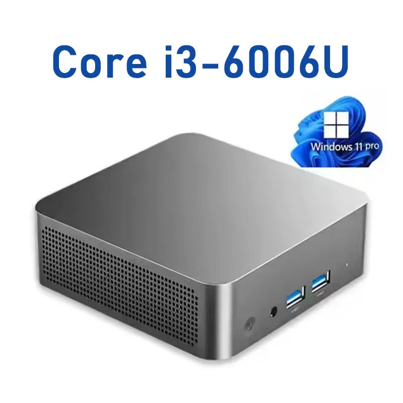 Mini PC Laptop Win11 Pro Core i3 6006U 32GB RAM 1TB/2TB SSD WiFi6 BT5.2 4K HD Office Gaming PC 3-Year Warranty