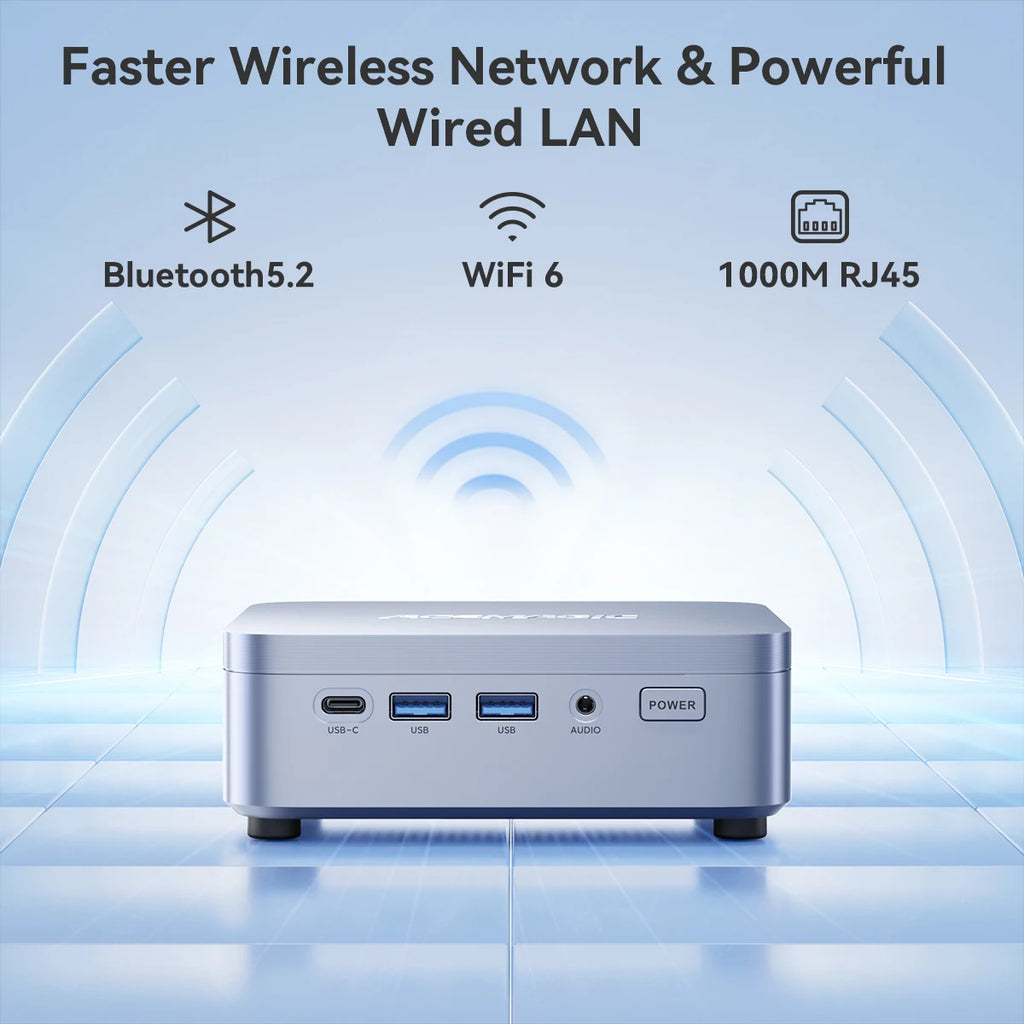 KAMRUI Mini PC Intel i7-14650HX 16Cores 32GB DDR4 1TB SSD 5.2GHz Mini Desktop Computer Wifi6E 4K@60Hz Win11pro for Gaming Design