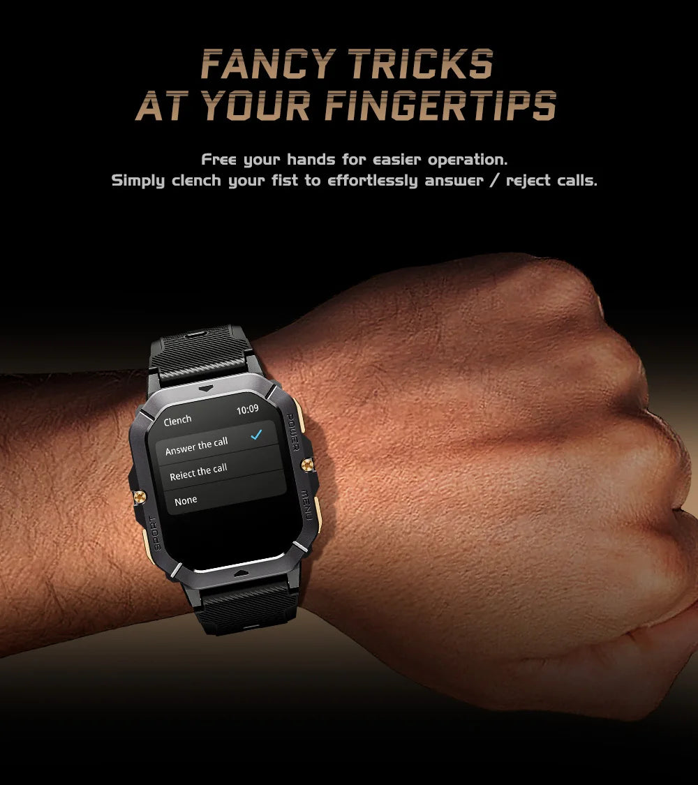 Smart Watch For Men 100+ Sports Modes,Activity Tracker with Heart Rate/SpO2/Sleep Monitor,1 ATM Waterproof  For Andriod IOS