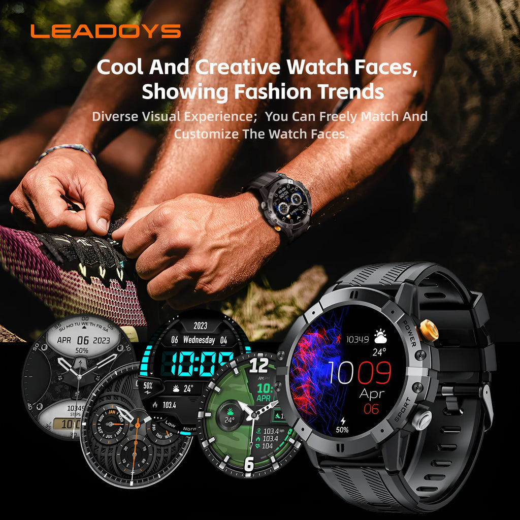 Smart Watch for Lovers, Outdoor Sports Matching, Message Notifications Deep Waterproof All-day Health Monitoring Valentine's Day