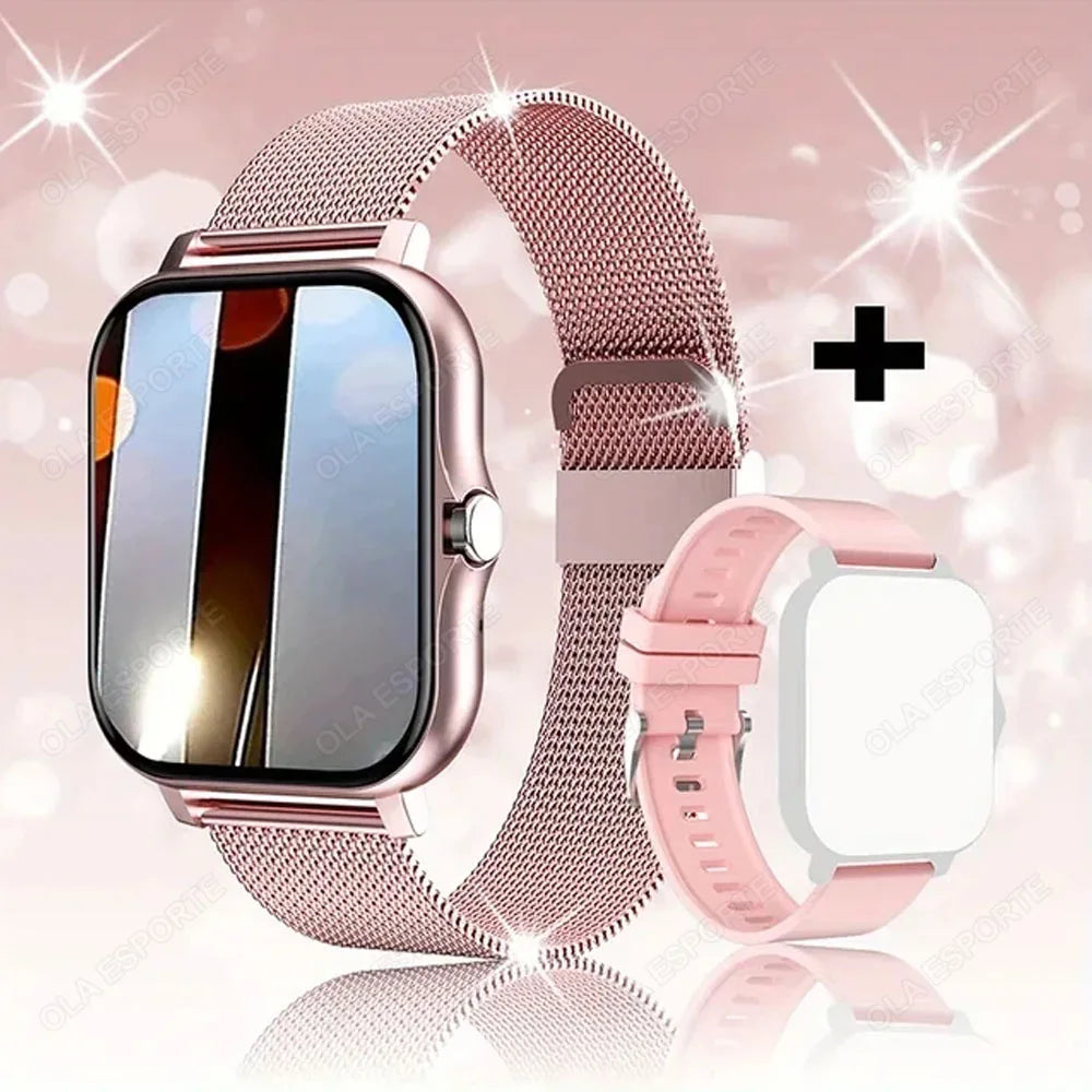 Latest Upgraded Fashion Design Smart Watch 1.83-inch Full-Screen Sports Smartwatch for Men and Women, Wireless Calling New Hw12