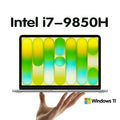 New Laptop Intel Core i7-9850H Atom A3950 Portable Laptop Windows11 Pro 12GB RAM 1TB 2TB M.2 SSD 14.1 inch Office Study Computer