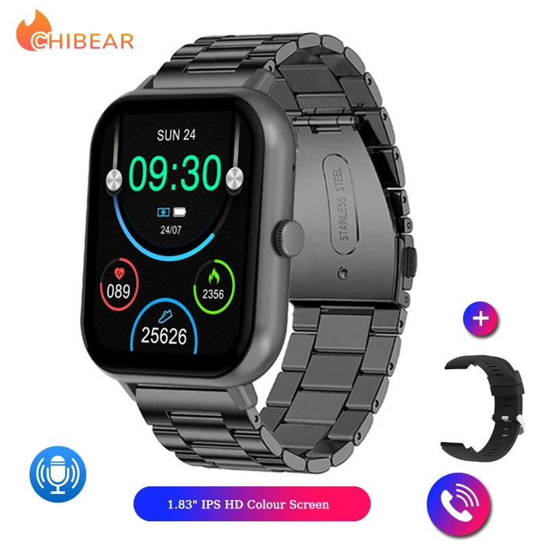 2025 New Smart Watch For Men Women Gift Full Touch Screen Sports Fitness Watches Bluetooth Call Smartwatch Woman For Andriod&IOS