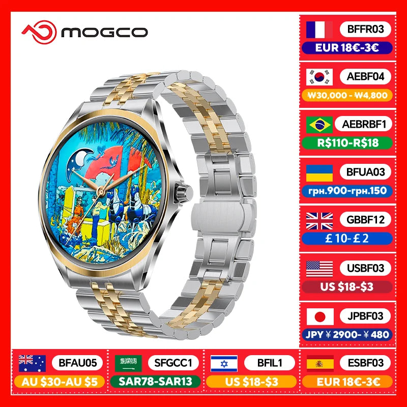 Smart Watch  6.5mm Ultra - Thin 1.43" AMOLED Screen Bluetooth Call 120+ Sports Modes for Daily & Sports