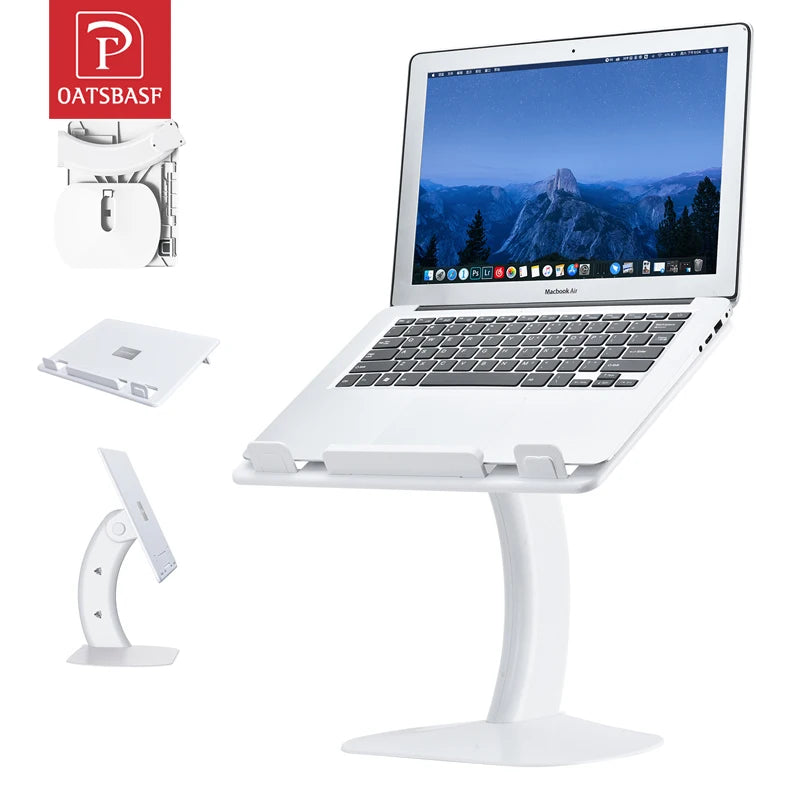 Oatsbasf Portable Laptop Stand Multi Function Notebook Tablet Lap Desk For Macbook Air Pro Bed Room Reading Holder for iPad