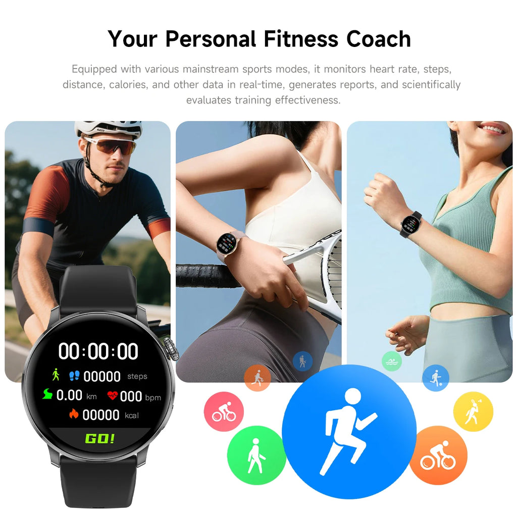 2026 New Smart Watch For Women Gift 1.43 Inch Full Touch Screen Sports Watches 500+Custom Dial Call Waterproof Smartwatch Ladies