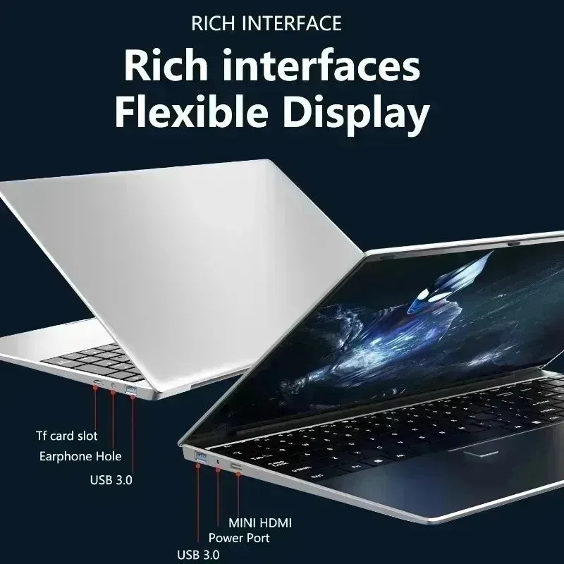Intel Core i9 10980HK 2026 Optimal 15.6" High-Performance, 2TB SSD, 32GB RAM, Portable Laptop Notebook PC for Office Study