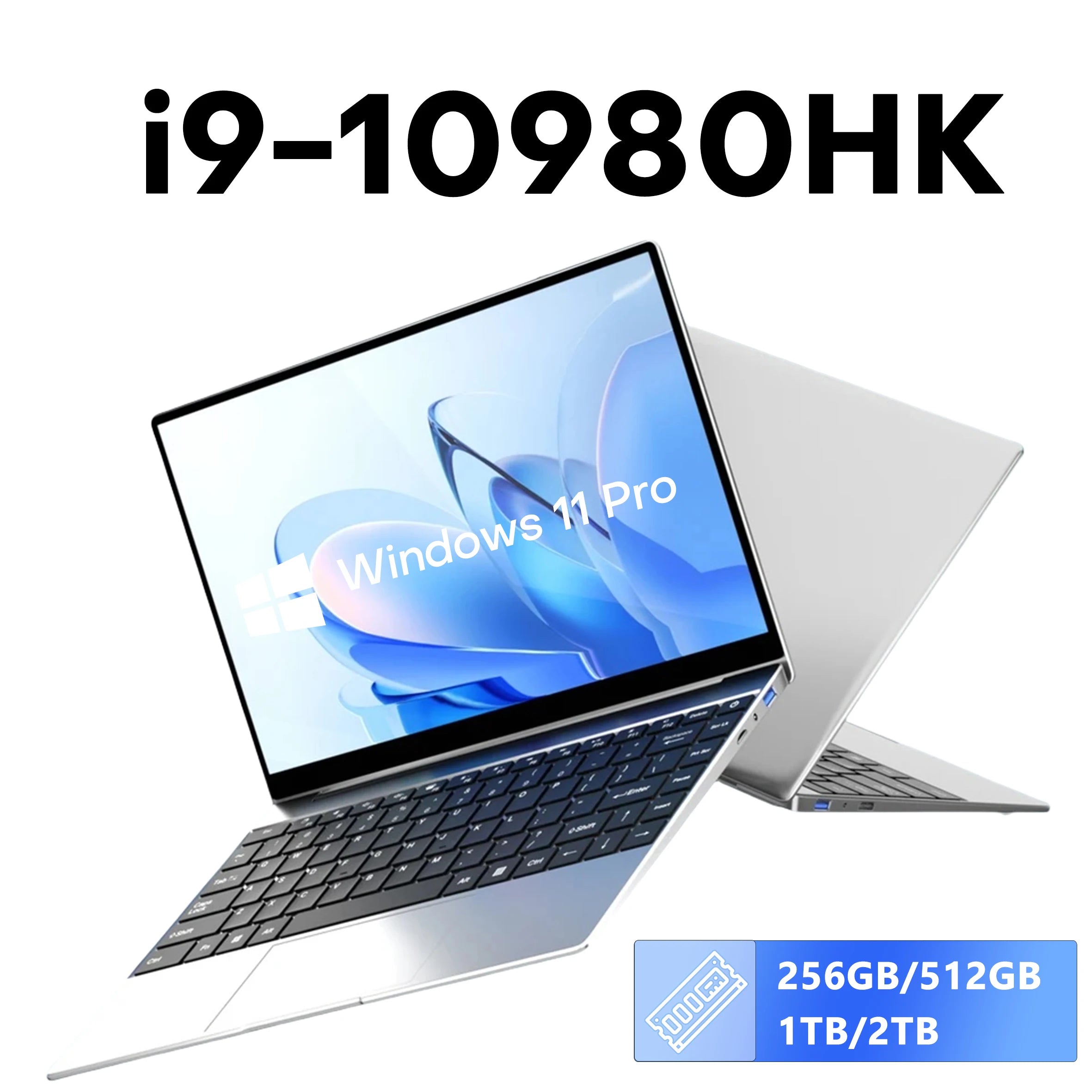 NEW i9 PC Laptop Computer Windows 11 Pro Intel Core i9 10980HK/N150 16GB 1TB Gaming Notebook Dual-Band WiFi 6 Core Laptops