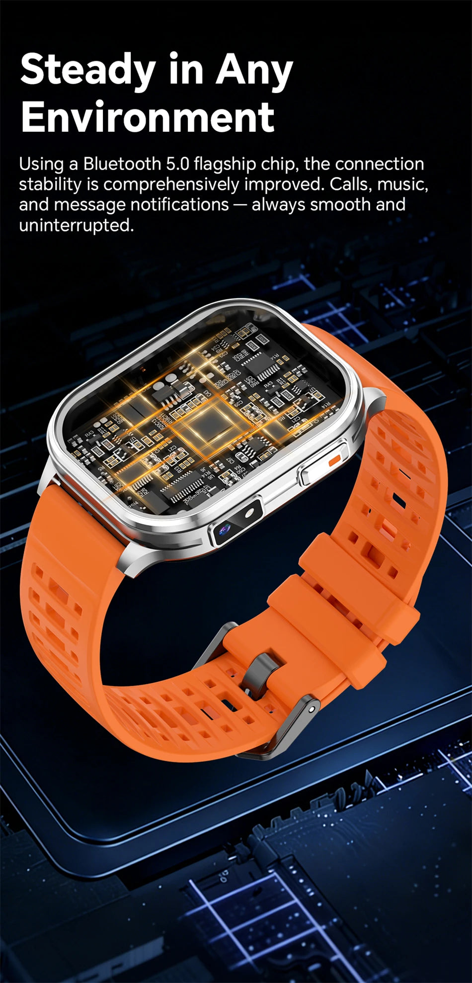New Smartwatch Men Women Camera Take Photos Record Video Health Monitor Sports Fitness Waterproof Flashlight Call Smart Watches