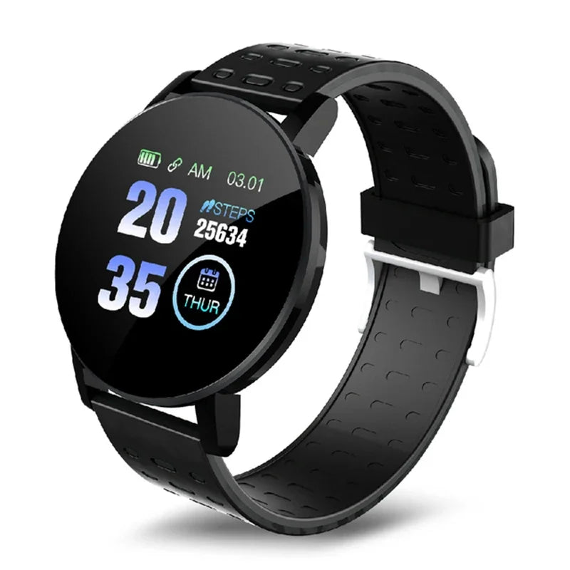 Smart Watch Led Digital Clock Waterproof Smartwatch 1.44" Screen Full Touch Smartband Heart Rate Monitor Fitness Tracker Watch