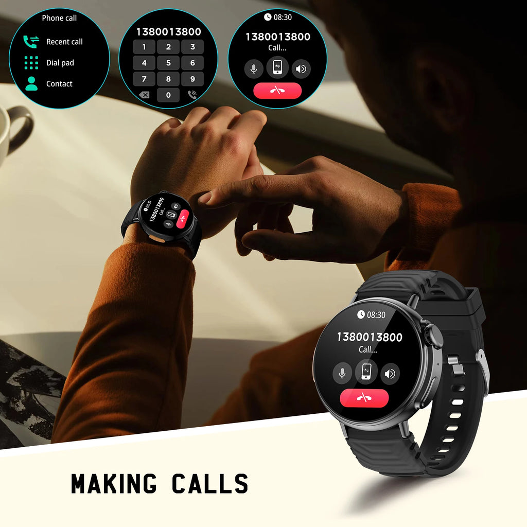 Smart Watch Ultra for Women men 1.52'' HD display sport Fitness tracker with Health Tracking,120+ Sport modes for Android IOS