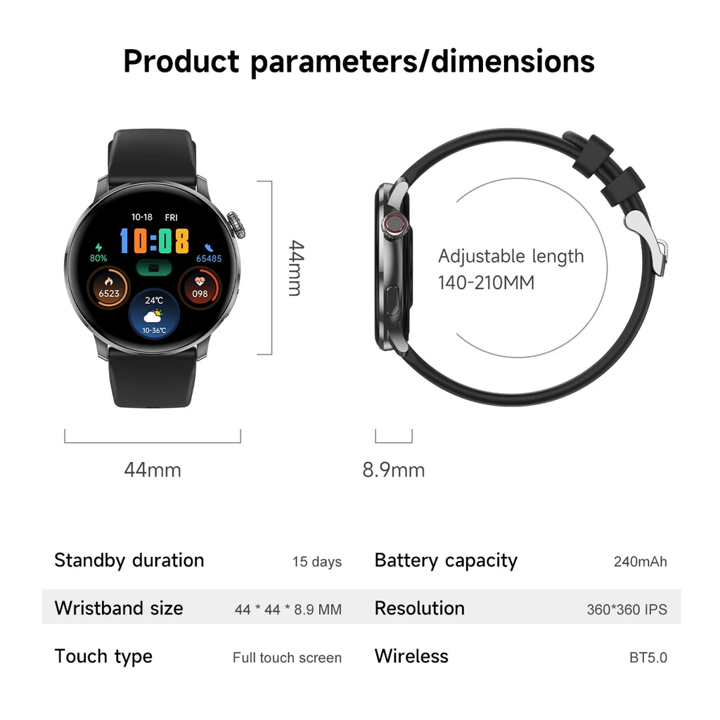 2026 New Smart Watch For Women Gift 1.43 Inch Full Touch Screen Sports Watches 500+Custom Dial Call Waterproof Smartwatch Ladies