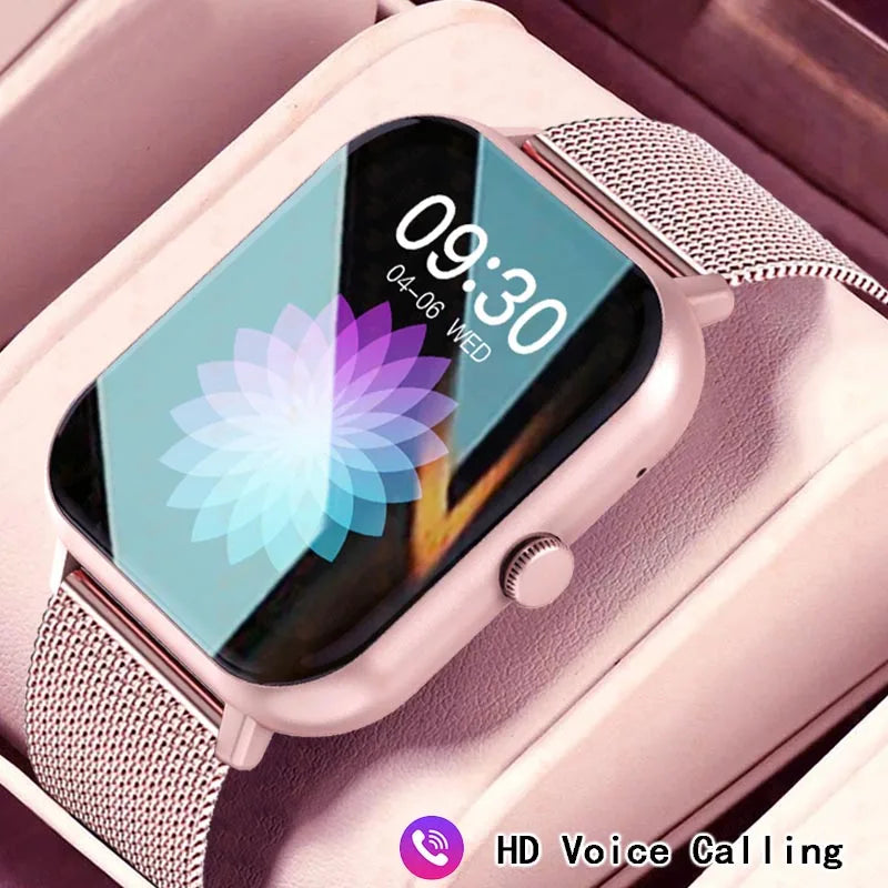 2025 New Smart Watch For Men Women Gift Full Touch Screen Sports Fitness Watches Bluetooth Call Smartwatch Woman For Andriod&IOS