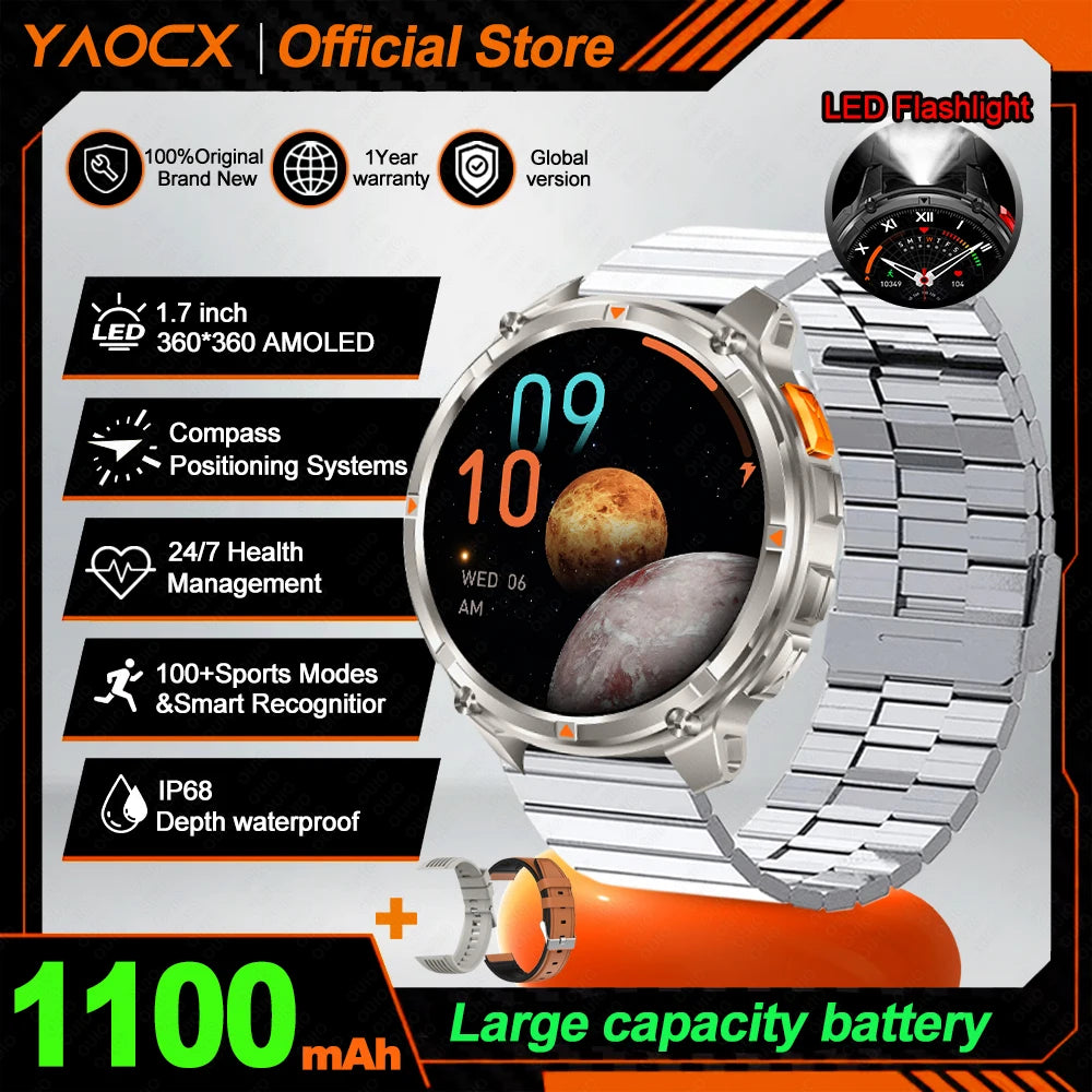 Smart Watch IP68 Waterproof Alarm Clock Reminder Music Control Breathing Training Exercise Mode Health Monitoring Smart Watch