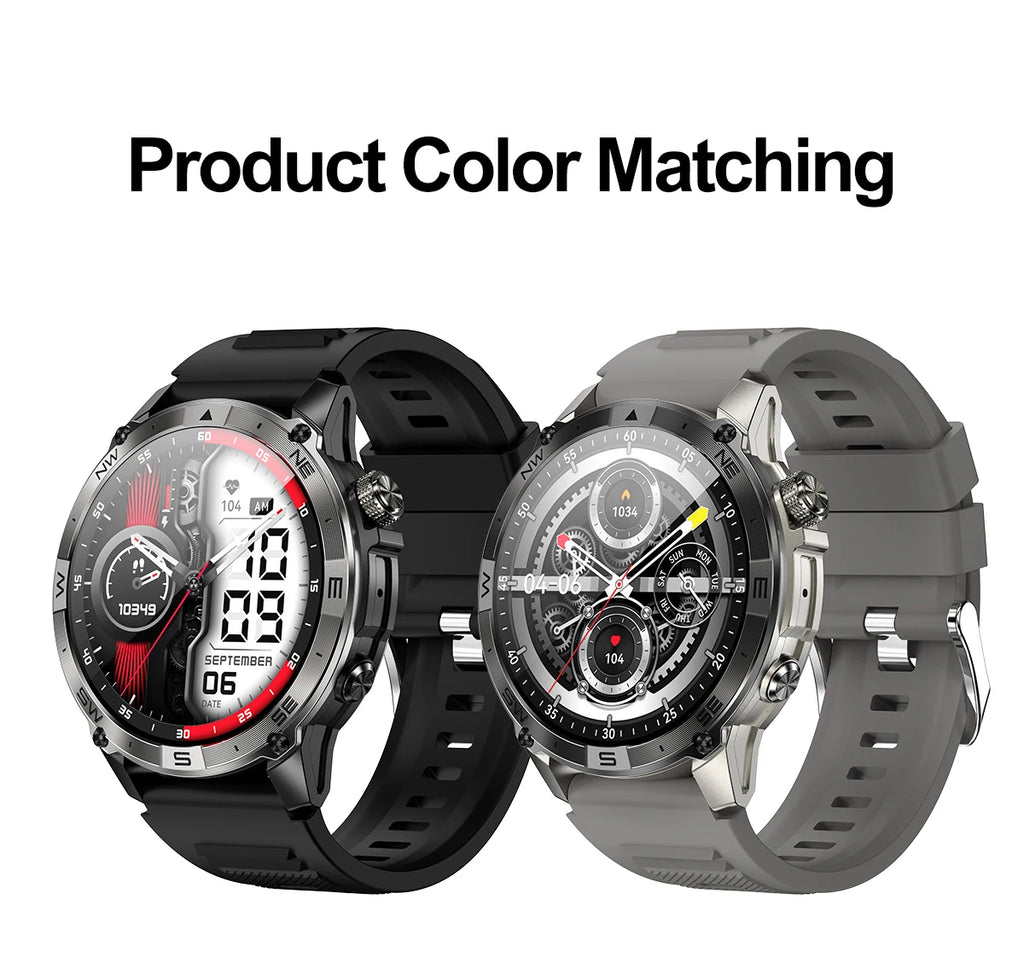 Smart Watch 2026 For Android IOS GPS Compass Sports Smart Watches For Man Women HD AMOLED Bluetooth Call Waterproof Smartwatch
