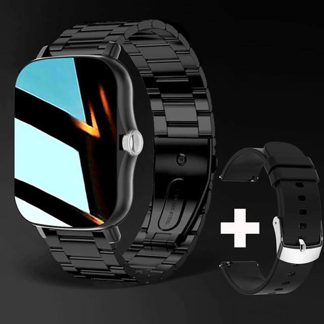 2026 New Smart Watch 2.01” Inch HD Screen Bluetooth Talk Pedometer IP68 Waterproof 123 Sport Modes Man Woman Watch Gift Pk HW12