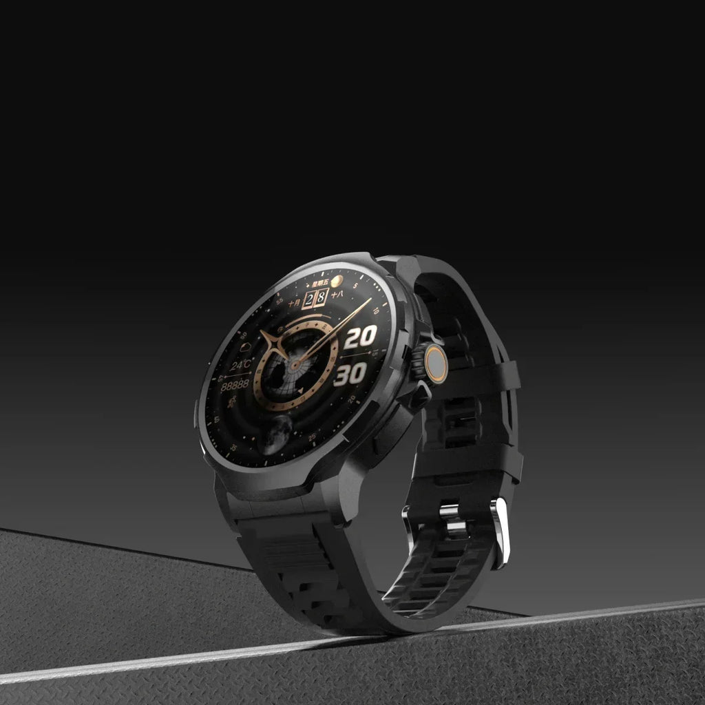 2025 New Smartwatch 1.85-inch Display High Definition Screen Android OS 4G SIM Card 180° Rotating Camera Waterproof WiFi GPS