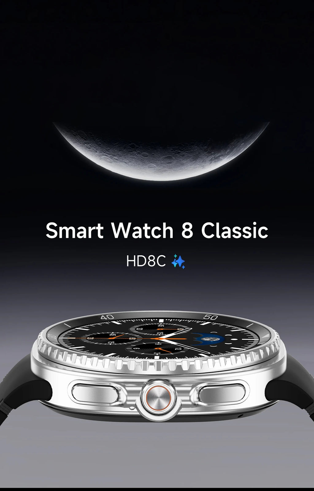 Smart Watch Man with Rotating Bezel AI Voice Assistant Receive Call 3ATM Waterproof Remote Music 1.43inch HD Screen Wristwatch