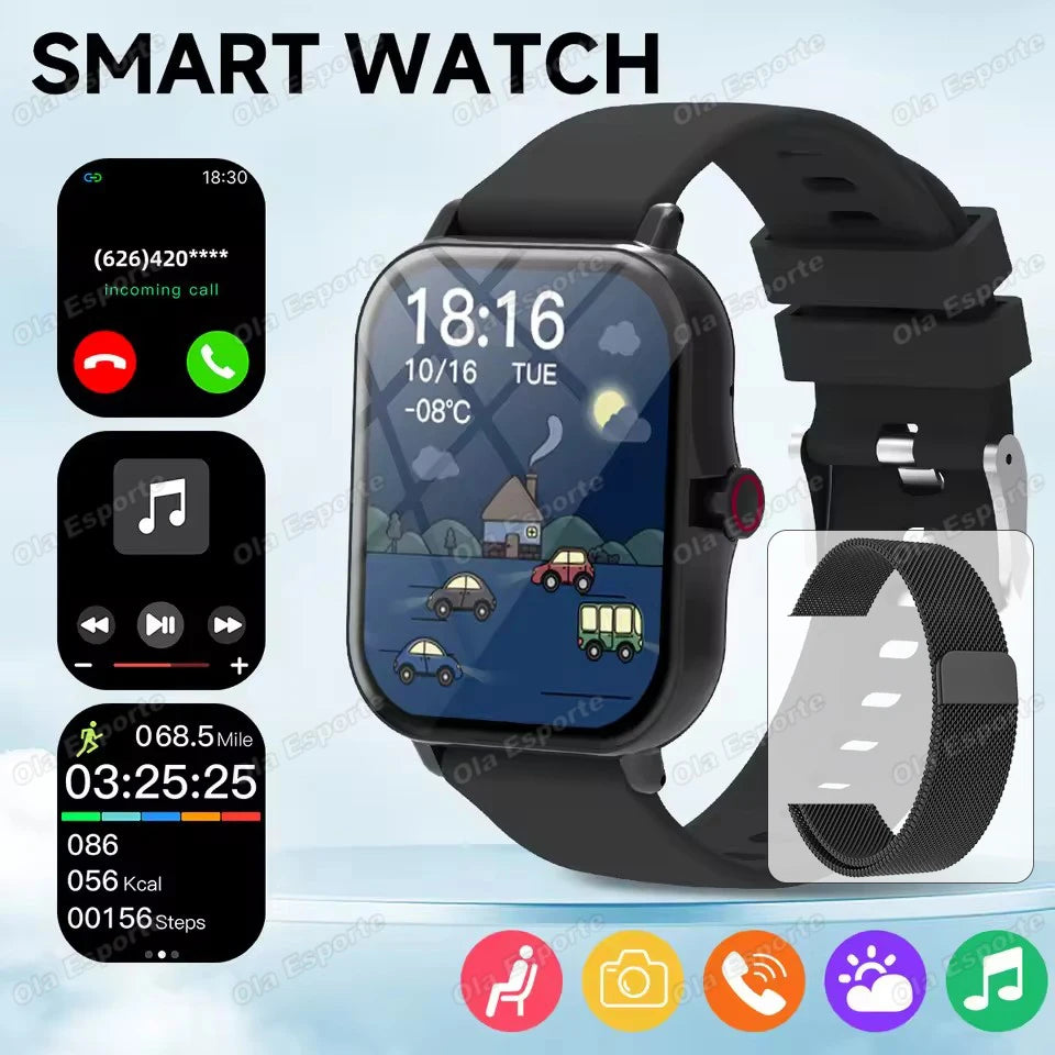 2026 New Smart Watch, Wireless Call/Dial, Multiple APP Reminders, Men and Women, Sports Watches, Compatible With IPhone/Andriod