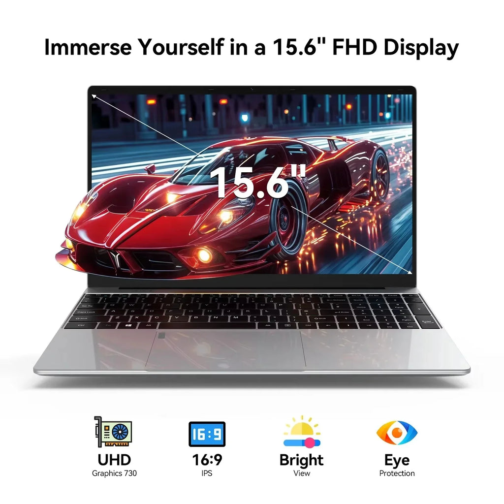 New Ultra Slim Windows 11 Pro 15.6' Laptop Intel I9-9900 32GB RAM 2TB SSD Gaming Office Study Computer PC, Reliable