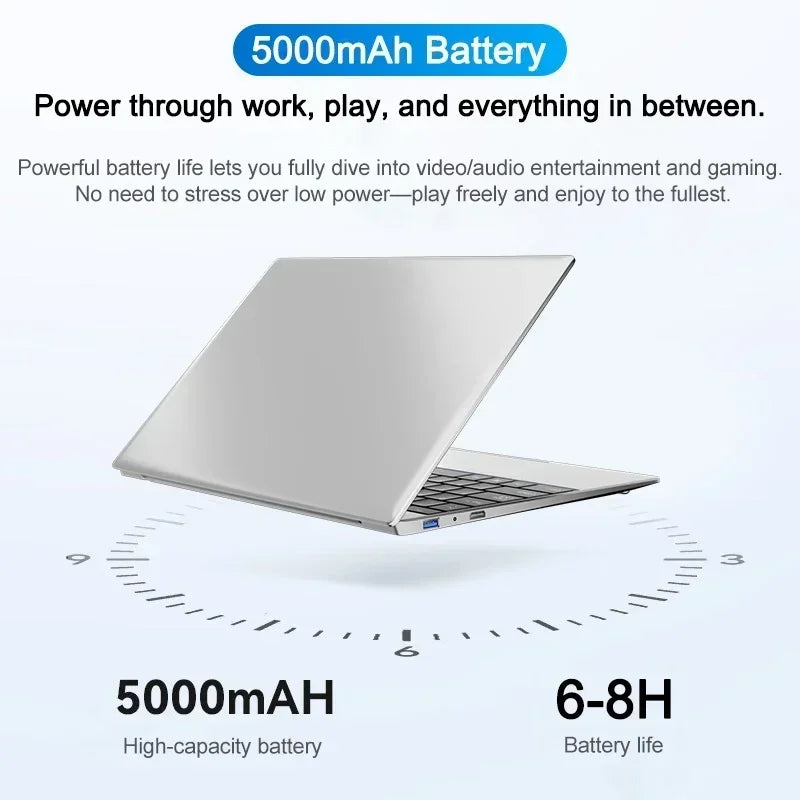 LENO HOT Ultra Slim 14.1" Laptop 32GB RAM 2TB SSD  Intel Core i7 8650U Gaming Office Notebook 1920*1080 HD Display