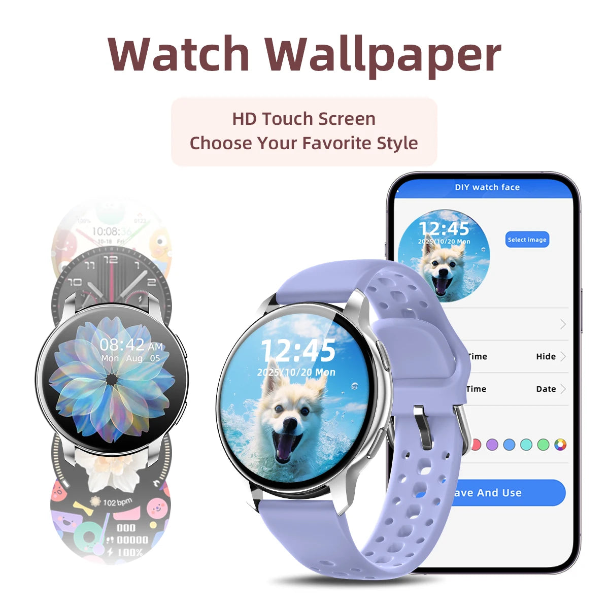 2026 New Smart Watch for Android/IOS 1.46''HD Display Camera Control Wireless Phone Call Voice Answer Christmas Gift Men Women