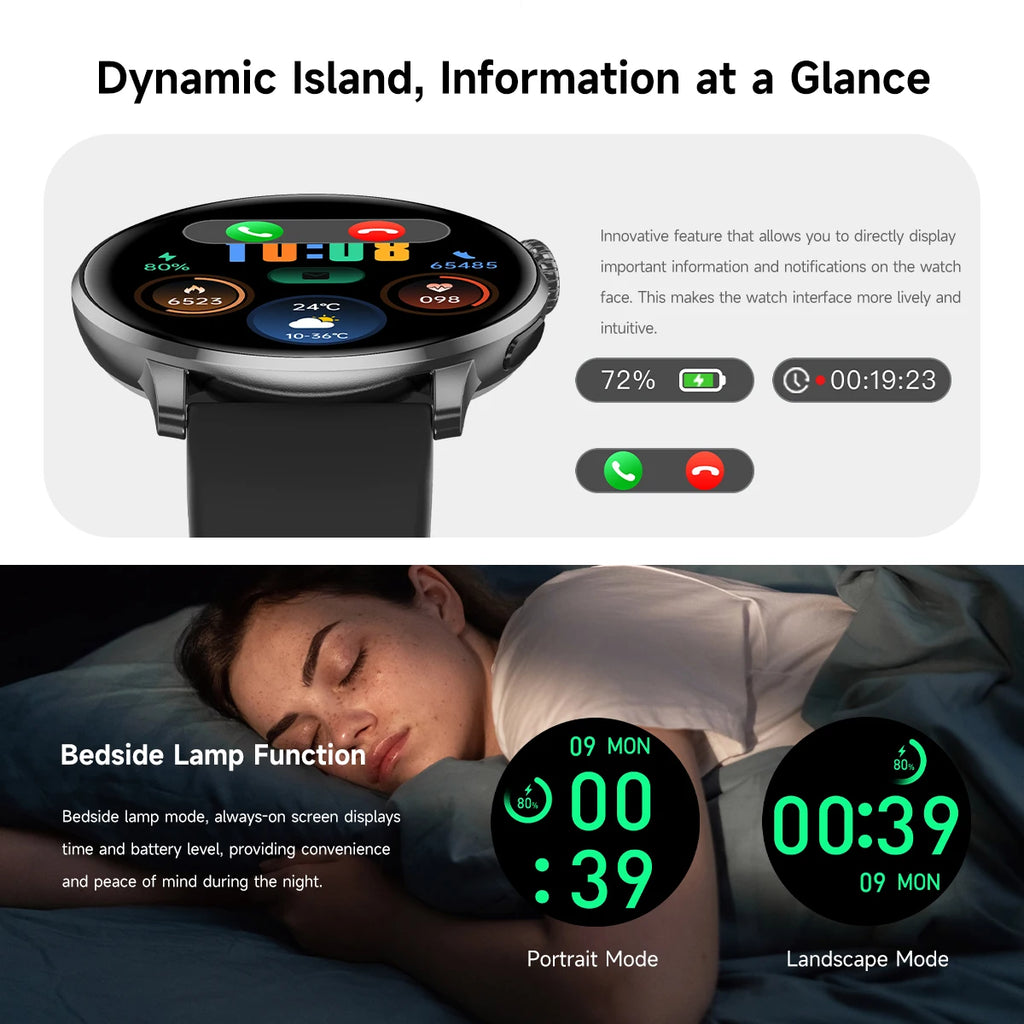 2026 New Smart Watch For Women Gift 1.43 Inch Full Touch Screen Sports Watches 500+Custom Dial Call Waterproof Smartwatch Ladies