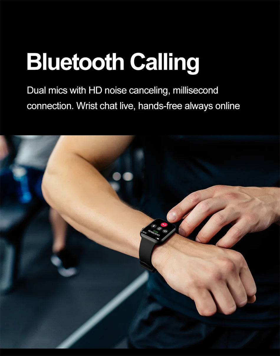 New Smart Watch For Women Full Touch Screen Bluetooth Call Waterproof Watches Sport Fitness Tracker Smartwatch Lady Reloj Mujer