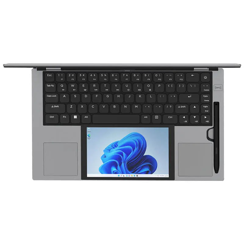 15.6+7inch Dual Screen Laptop Intel N150 Windows 11  32GB DDR4 512G/1TB/2TB M.2 2280 SSD WIFI BT Double Screen Laptop Computer
