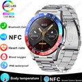 2026 new smart fitness watch with health tracking, heart rate monitor, NFC access, blood pressure check, and wireless calling,