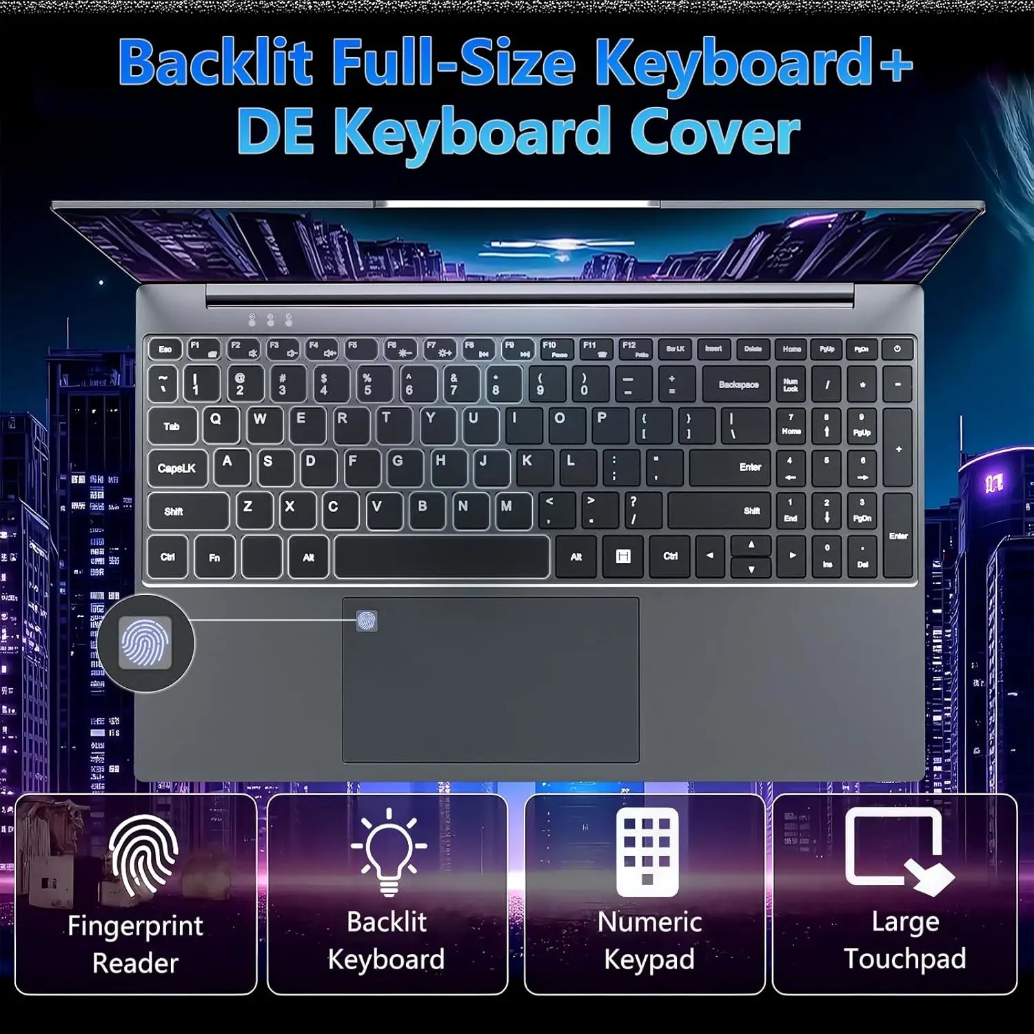 2026 15.6" Core i9 10980HK Laptop Computer Windows 11 Pro Notebook Gamer 16GB RAM 1TB SSD Fingerprint UnIock Office Game Laptops