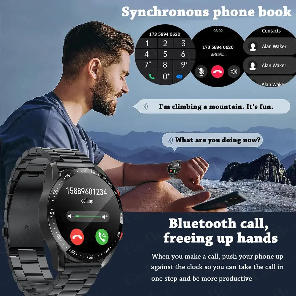 2026 New Electronic Smartwatch Waterproof Sports Watch Wrist Smart Watches for Man Women Fitness Tracker Clock for IOS Android