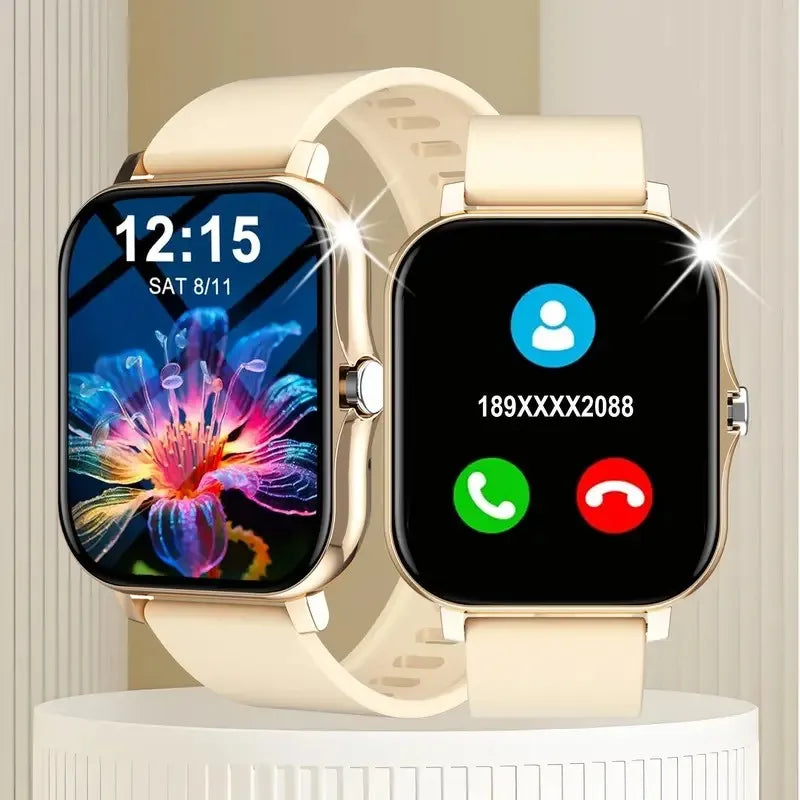 2026 Smart Watch 1.83 Inch HD Display Answer Make Call Message Preview Sport Modes DIY Dial Weather Forecast Men Women