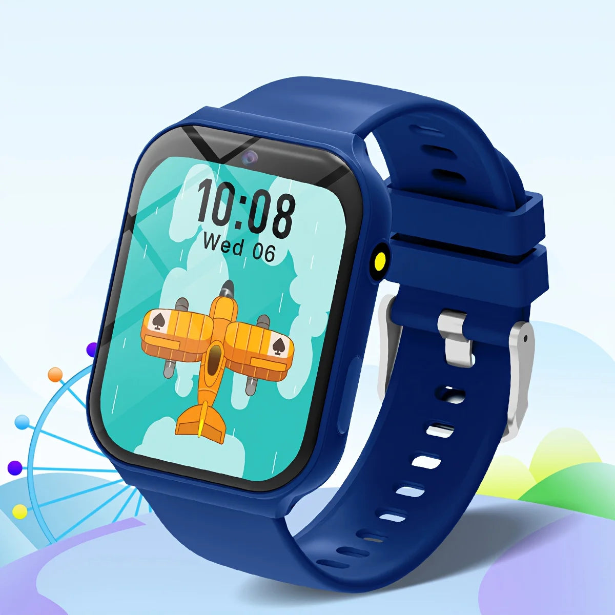 Youngsters's Smart Watch with,Built-in Multiple Brain Games, LED Flashlight, Camera, Calculator, and Other Practical Tools,