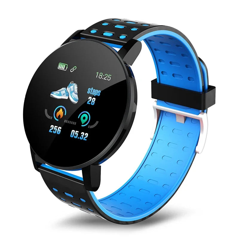 Smart Watch Led Digital Clock Waterproof Smartwatch 1.44" Screen Full Touch Smartband Heart Rate Monitor Fitness Tracker Watch