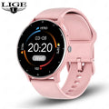LIGE Smart Watch Women Men Full Touch Screen Bluetooth Call Smartwatch Waterproof Sports Fitness Tracker Watches for Android iOS