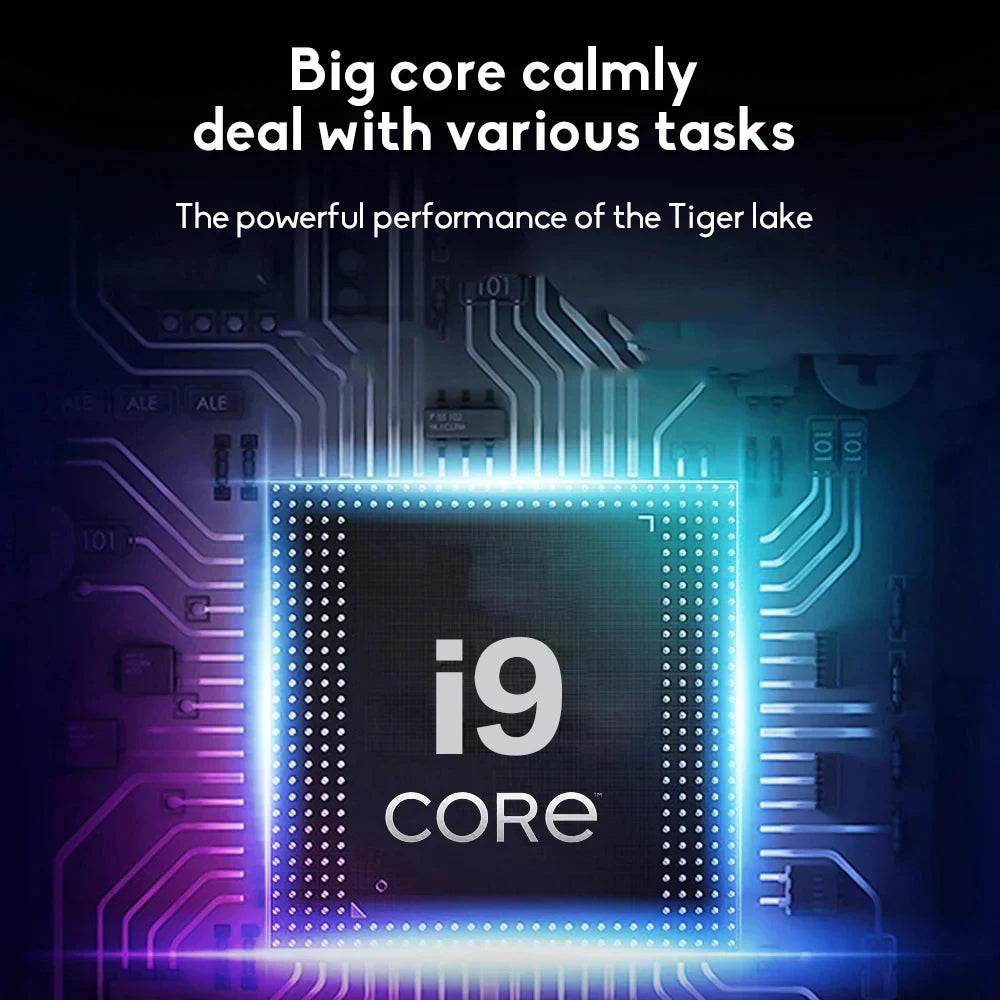 NEW Core I9-10980HK Laptop 16GB RAM 1/2TB SSD Portable Laptops 14.1-inch Windows 11 Pro Notebook Computer Office Gaming