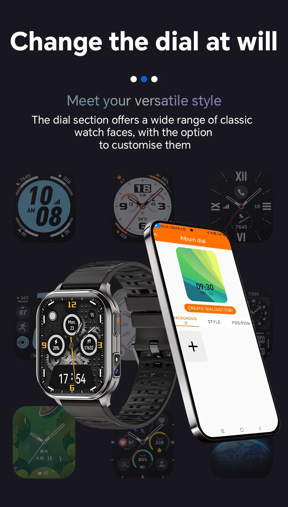 2026 New Men Smart Watch Photos Record Video Health Monitor Waterproof BT Call Recording Sports Fitness Camera Smart Watch Women