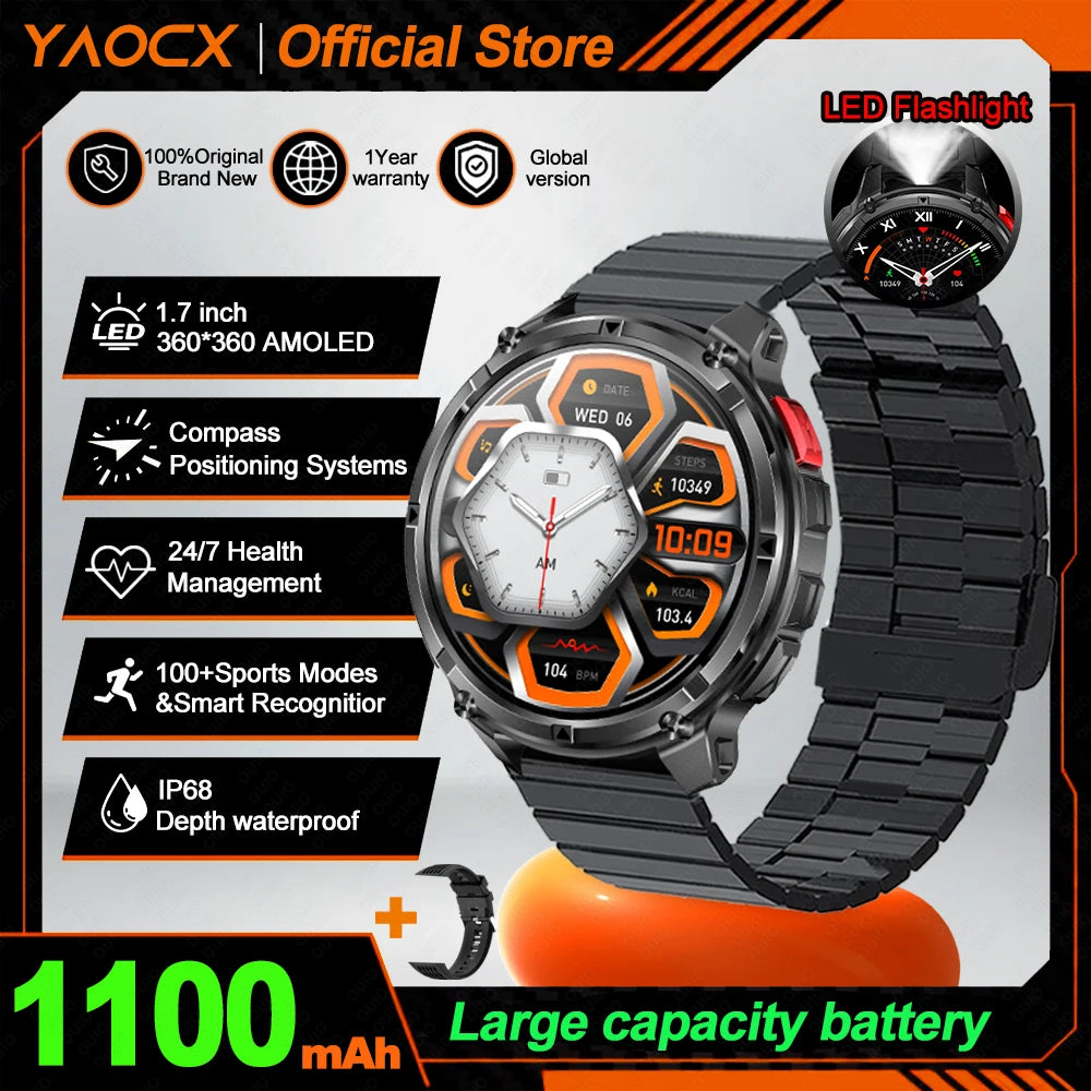 Smart Watch IP68 Waterproof Alarm Clock Reminder Music Control Breathing Training Exercise Mode Health Monitoring Smart Watch