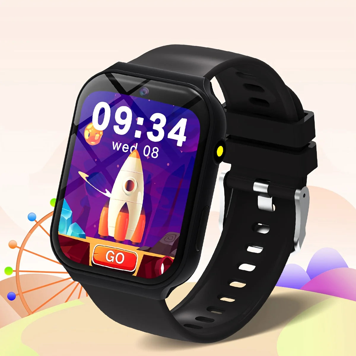 Youngsters's Smart Watch with,Built-in Multiple Brain Games, LED Flashlight, Camera, Calculator, and Other Practical Tools,