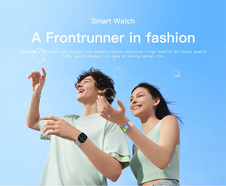 2025 New Smart Watch For Men Women Gift Full Touch Screen Sports Fitness Watches Bluetooth Call Smartwatch Woman For Andriod&IOS