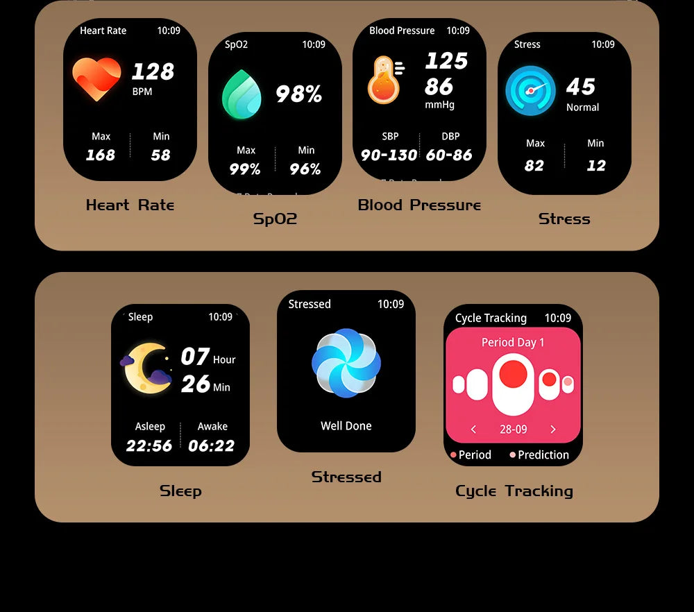 Smart Watch For Men 100+ Sports Modes,Activity Tracker with Heart Rate/SpO2/Sleep Monitor,1 ATM Waterproof  For Andriod IOS